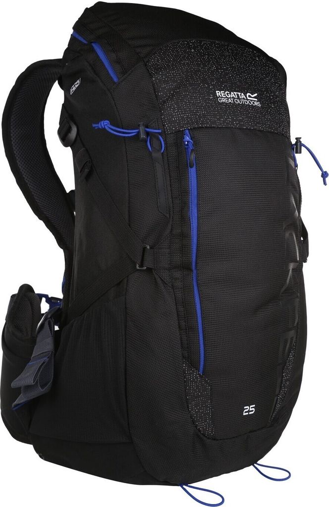 Regatta Blackfell III 25 Liter Rucksack mit Regenhülle, Farbe:Schwarz