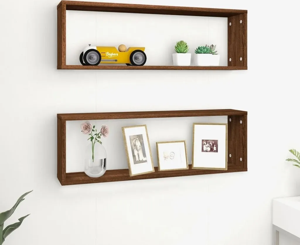Arreda con le Mensole Maison Exclusive Rovere Marrone 80 cm - 2pz