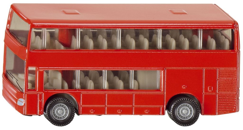 Siku Autocar à deux étages modèle réduit rouge ; 1321 Image du produit 