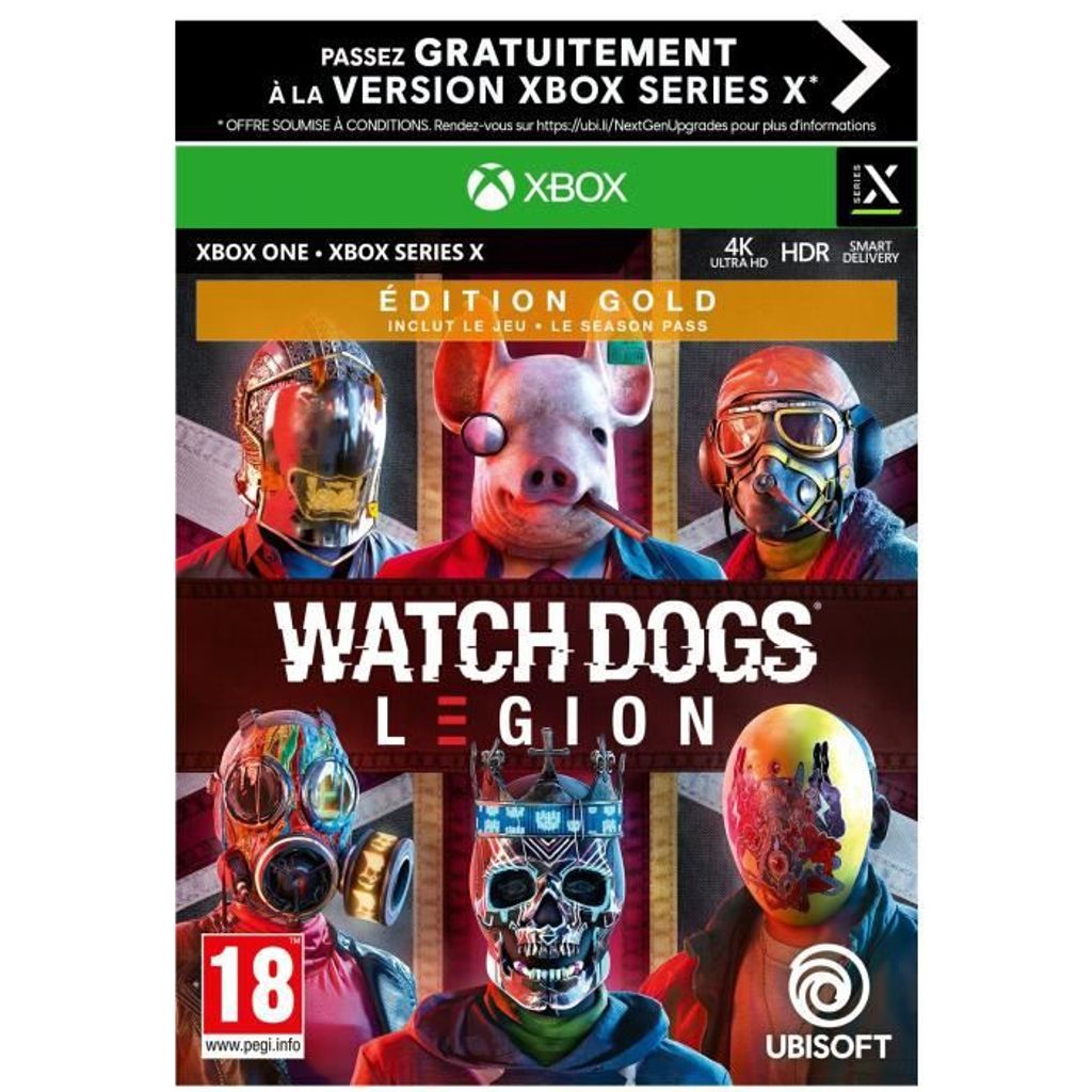 Ubisoft Watch Dogs Legion - Gold Edition, Xbox One, Multiplayer-Modus, M (Reif), Physische Medien