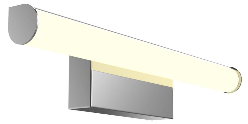 kalb | Kalb LED Spiegelleuchte 300mm Rund 230V Chrom Modern Produktbild 