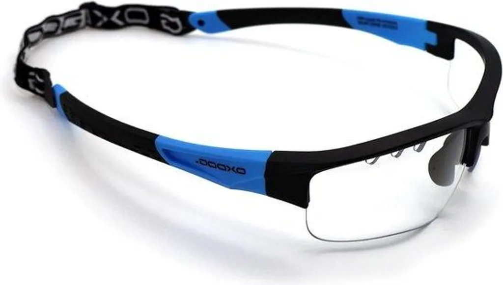 Lunettes de protection unihockey junior-senior IFF noir bleu sport