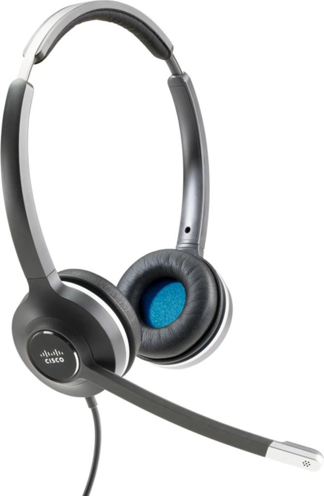 CISCO 532 Wired USB-C Dual Office Headset mit Geräuschunterdrückung Schwarz/Grau