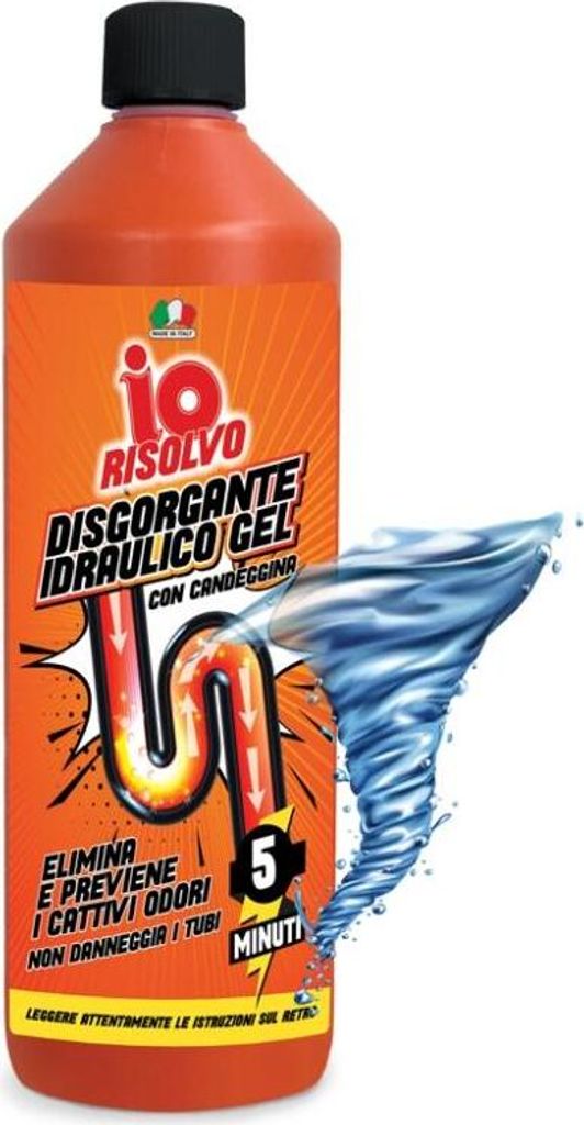Disgorgante Gel con Candeggina 1l - Io Risolvo