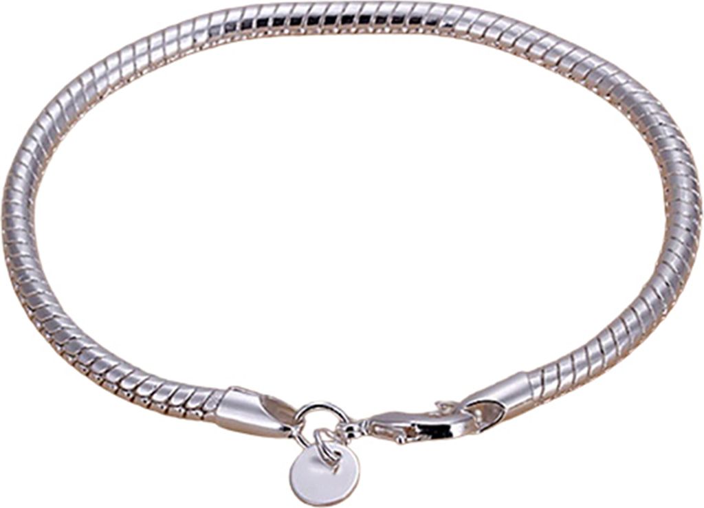 Armband Dünner, stilvoller versilberter Damen-Armreif für Party