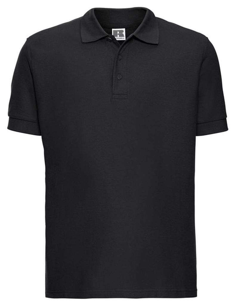 Russell - "Ultimate" Poloshirt für Herren, Baumwolle LT5055 (L) (Schwarz)