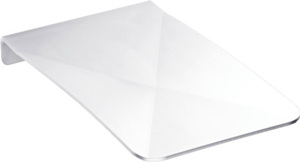 Tropfschale aus Edelstahl zur Wandmontage mit Farboptionen, Farbe:Weiß