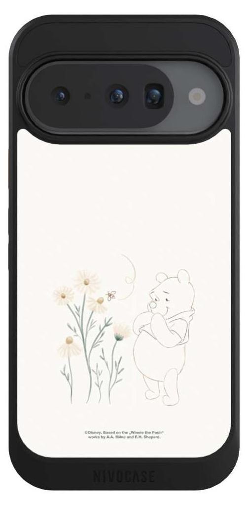NIVOCASE Hülle für Google Pixel 10 Handyhülle NIVOcore Case Schwarz Biene Disney Winnie Puuh