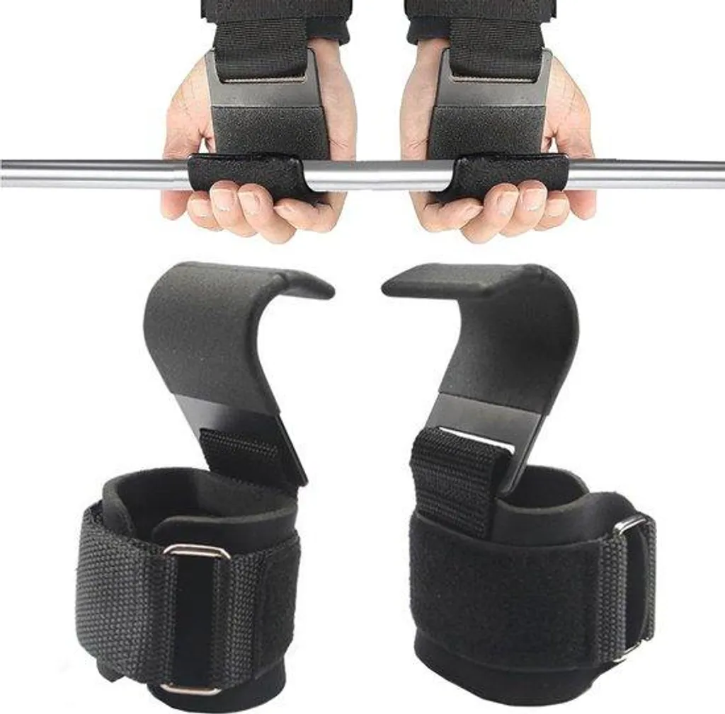 Crochets de musculation anti-glisse - Solution pour mains fatiguées et grip