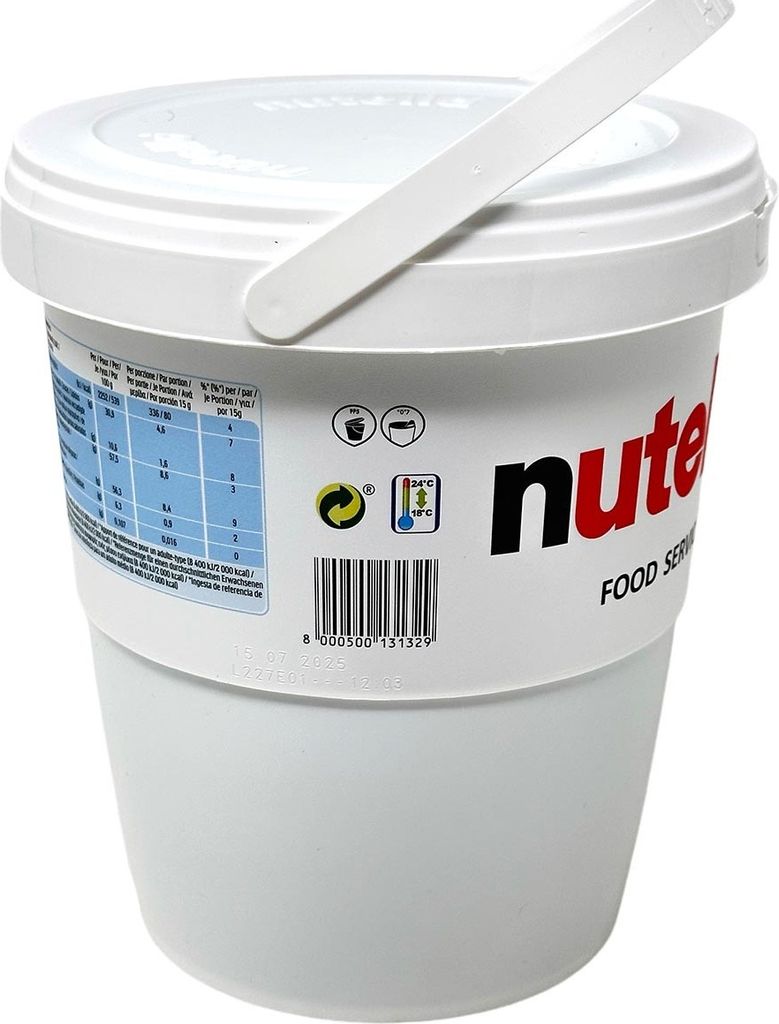 Nutella im XL Kunststoffeimer mit praktischem Tragegriff Produktbild 11