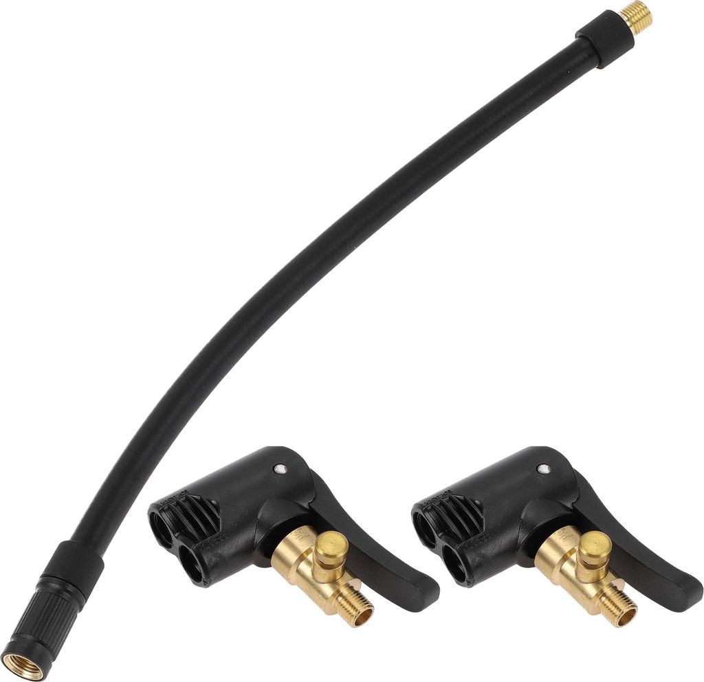 Reifenfüllschlauch Autoventil Verlängerungsschlauch 9,06 Zoll 7,8 mm ID für Auto Motorrad Fahrrad Luftpumpe Adapter Reifenventil mit ablassbarem...