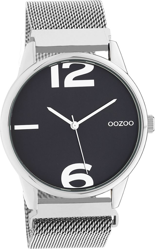 Oozoo Metall Damen Uhr Analog Quarzuhr Armband silber Timepieces D2UOC10866