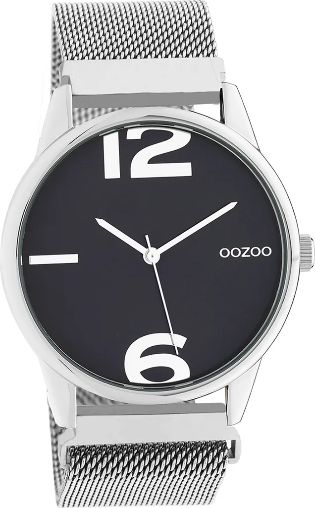 Montre Quartz Oozoo Femme en Acier Argenté Design Minimaliste 38mm