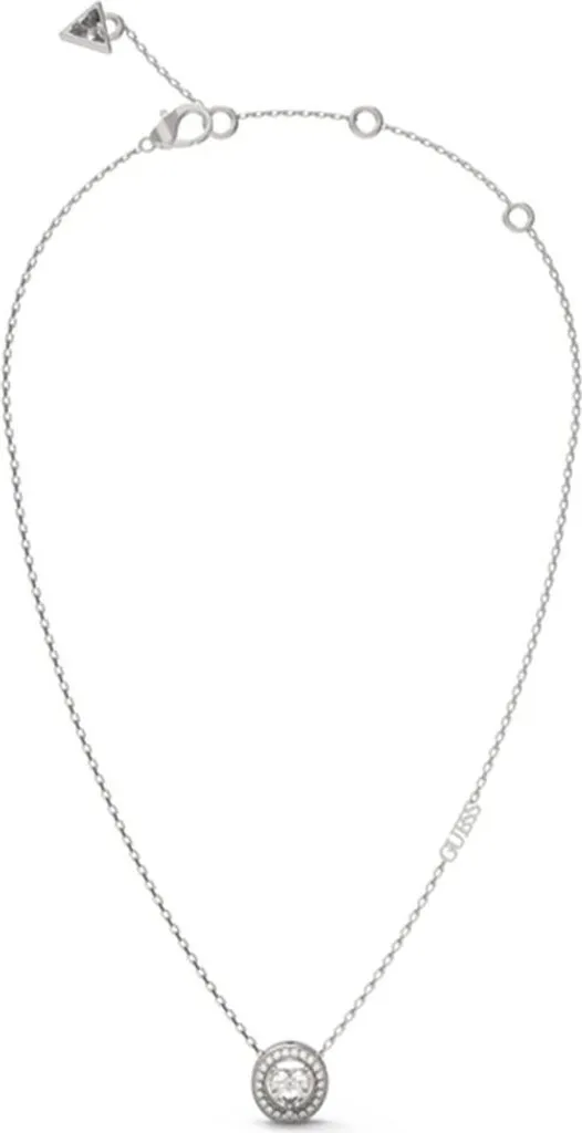 Collier Femme Guess Argenté : Bijou Anti-Ternissement en Acier Inoxydable