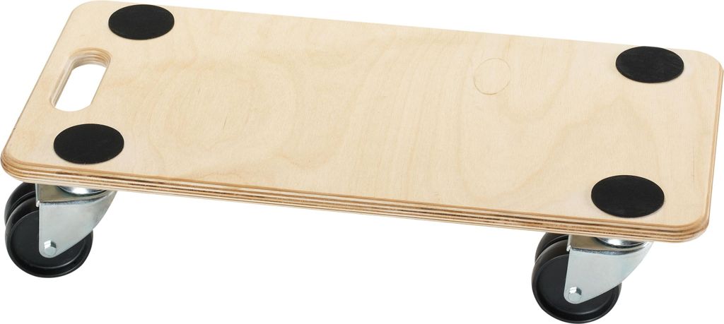 Dörner + Helmer Transportroller Massiv Double Tragkraft 300 kg, Auflagefläche