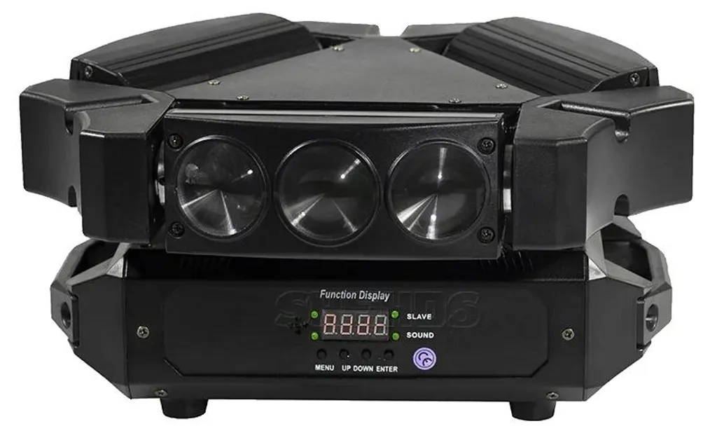 Projecteur à tête mobile LED RGBW DMX multicolore pour soirée - LY-80