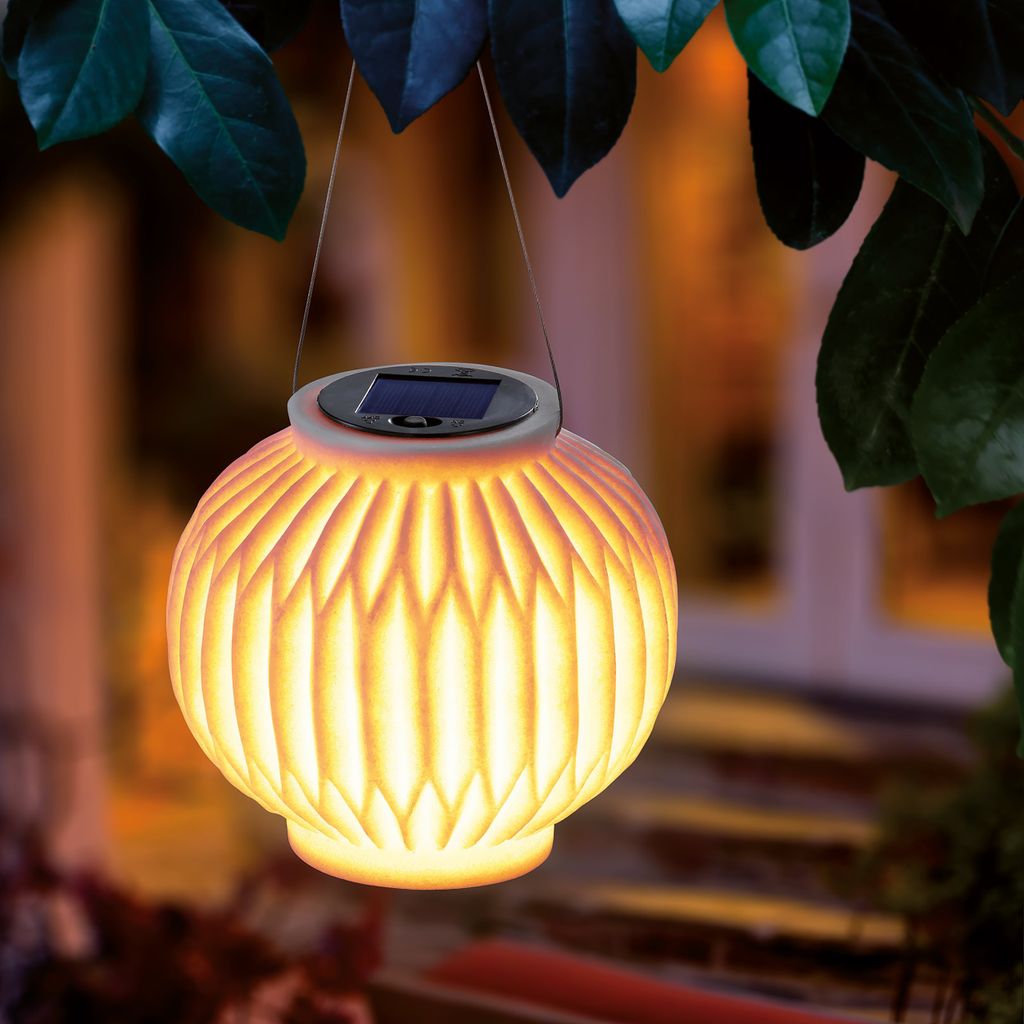 Solarlaterne Lampion außen wetterfest Ibiza | Produktbild 