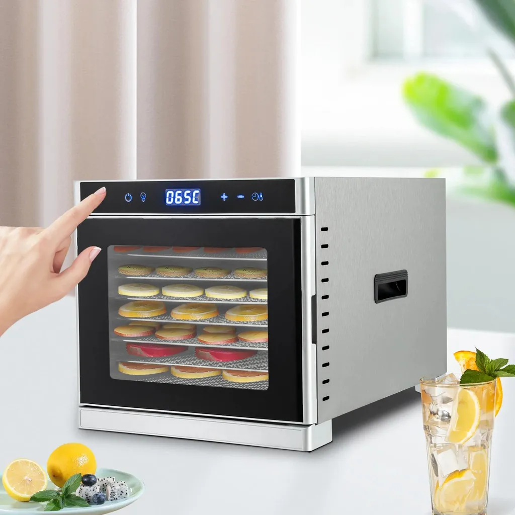 Déshydrateur alimentaire en acier inoxydable 35-75°C - Modèle Pro 6T