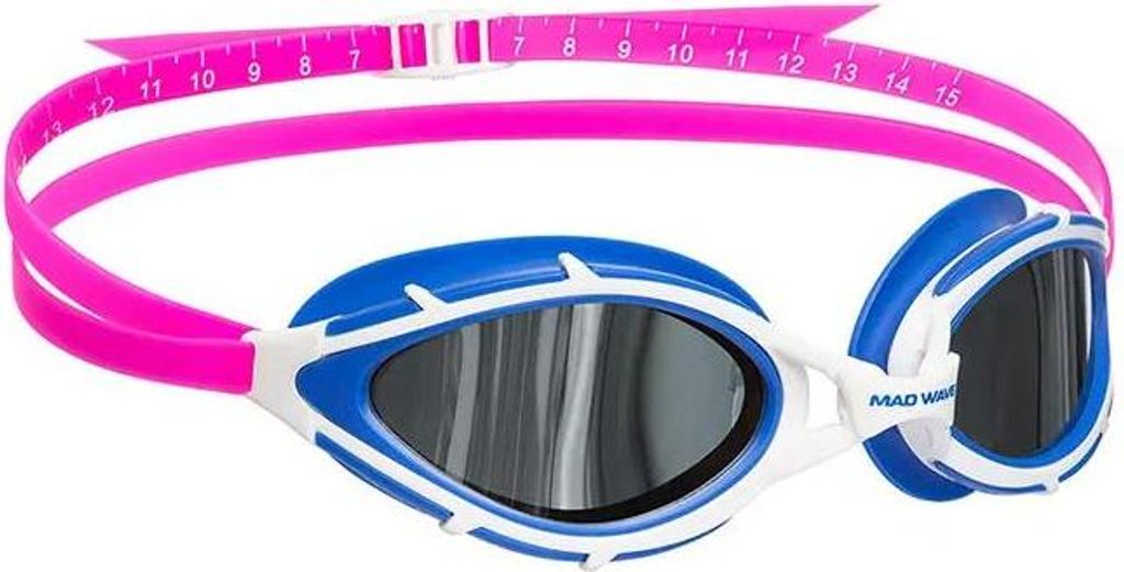 Madwave Trilogy Mirror Polarized Polarisierte Schwimmbrille Rosa Herren,Damen Rosa One Size