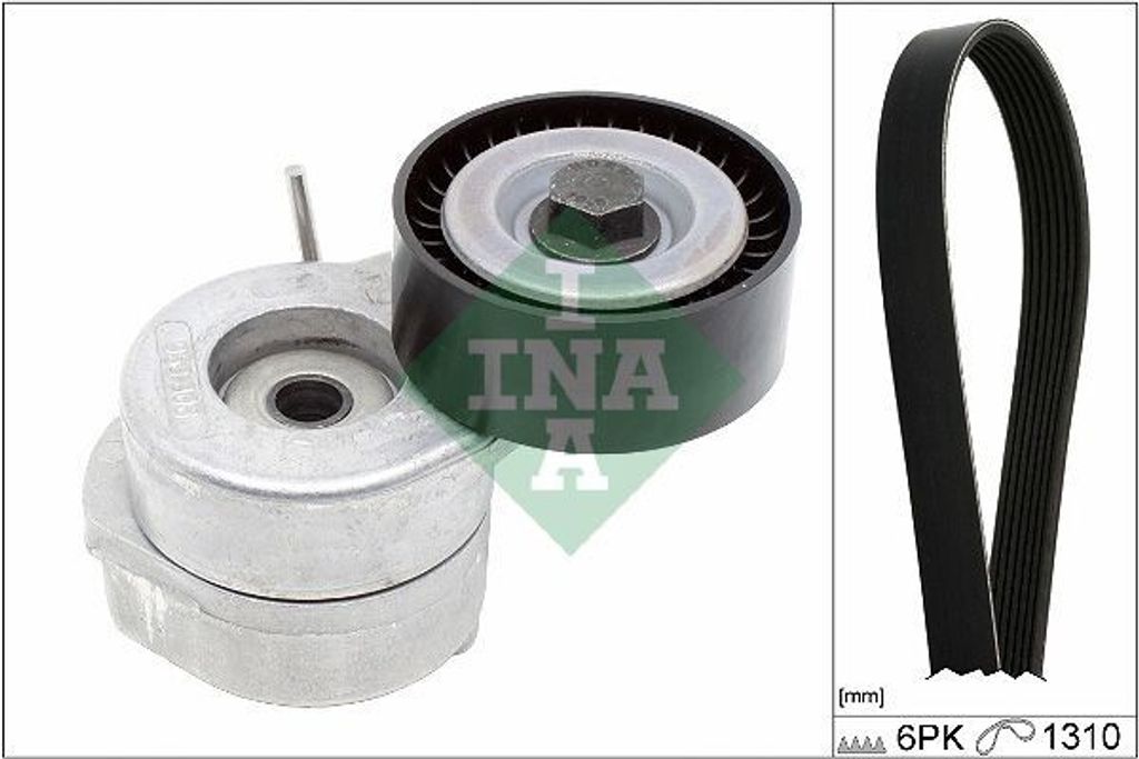 INA 529 0506 10 Keilrippenriemensatz für FORD KA (RU8)