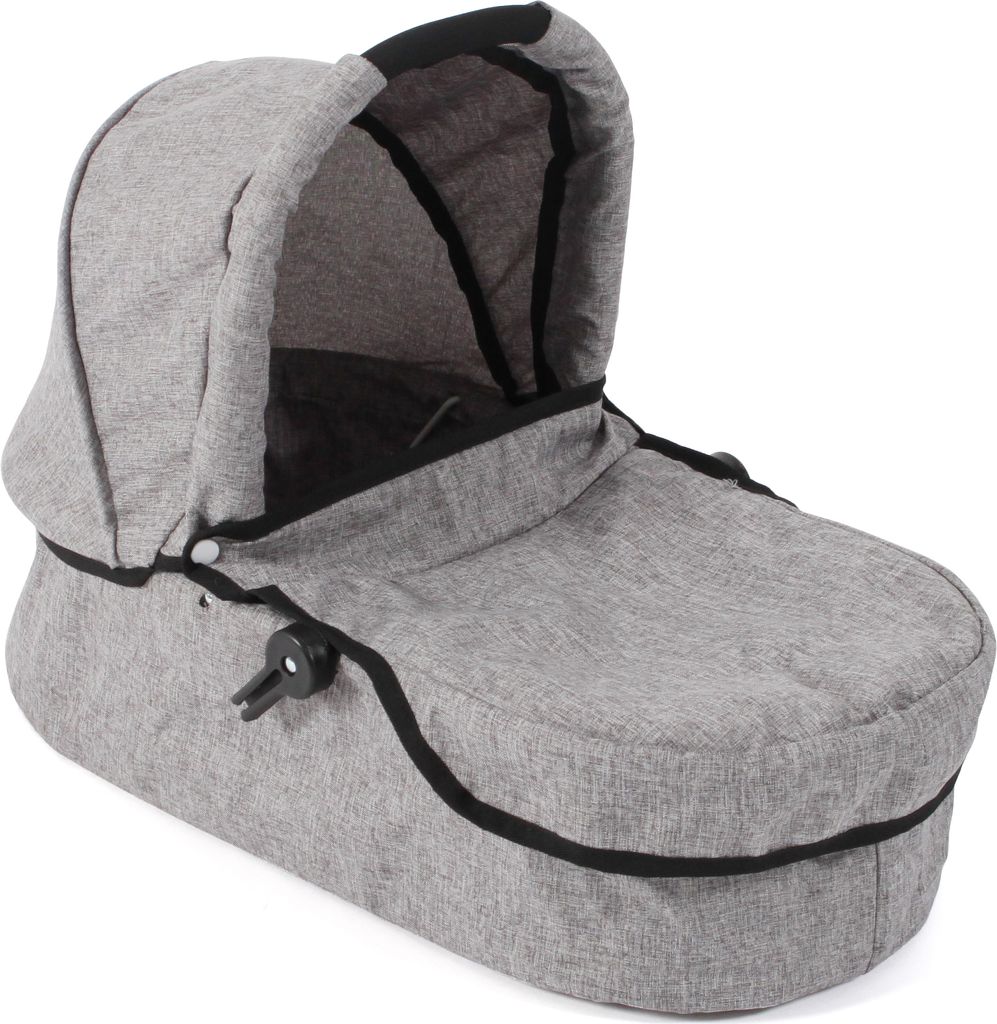 Fides Kombi Puppenwagen grau für Puppen 3in1 - Grau Produktbild 4