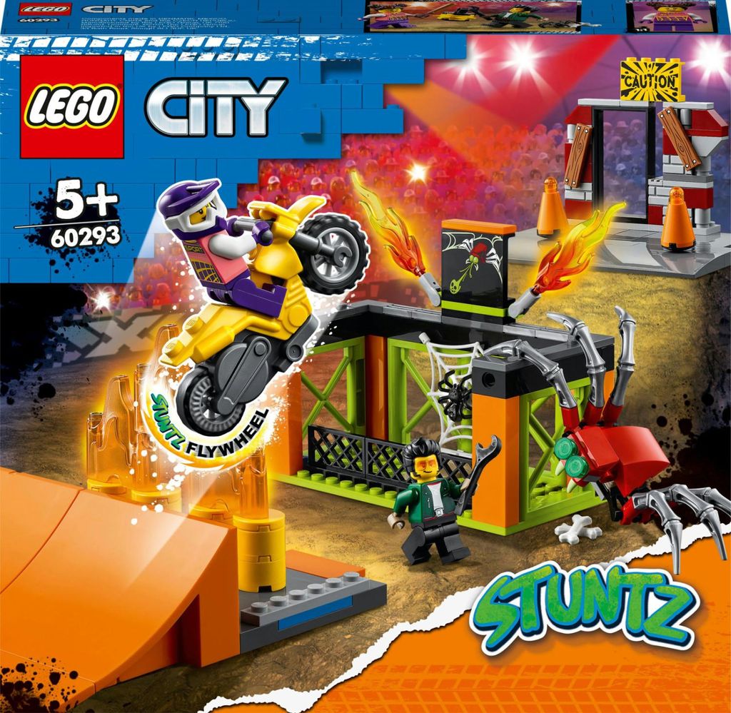 LEGO 60293 City Stuntz Stunt Park, set con moto con motore Immagine del prodotto 