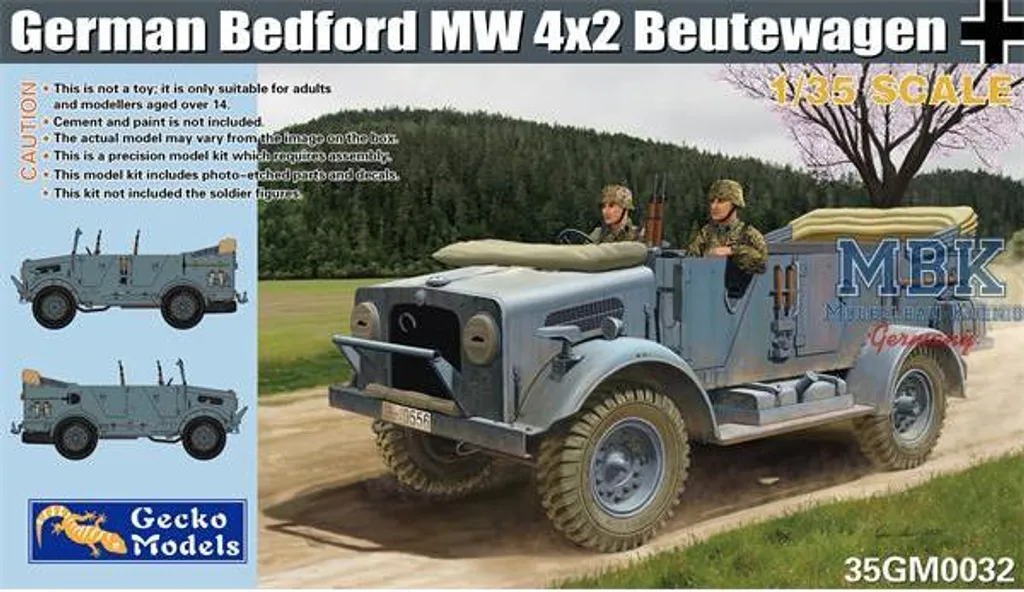 Gecko Models 35GM0032 German Bedford MW 4x2 Camion de Butin 1/35