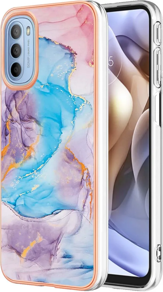 Custodia Protettiva Motorola Moto G41 / G31 Silicone TPU Blu Shockproof