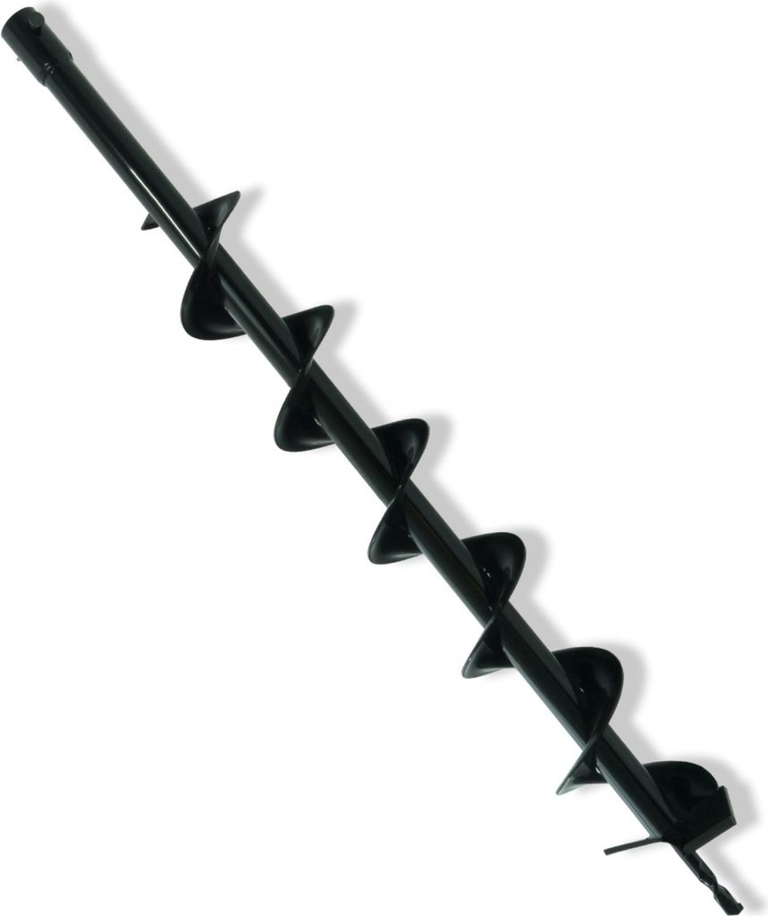 NEMAXX B80 Erdbohrer-Bohrkopf Ø80mm 800mm Stahl Ersatzbohrer/Bohrschnecke, Querbolzen inkl. Splint, passend EB52, nicht für Bohrmaschinen