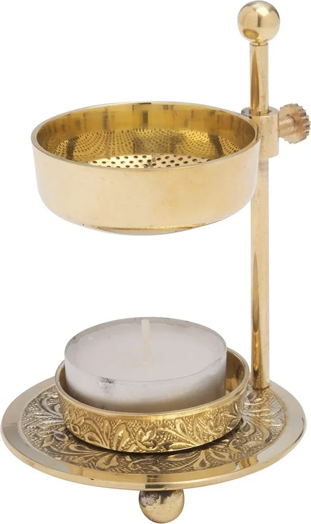 Encensoir avec tamis en laiton réglable en hauteur - Modèle Classic 12cm
