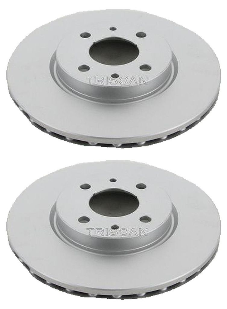 2 Bremsscheiben belüftet Ø 257 mm TRISCAN passend für u.a. FIAT PANDA