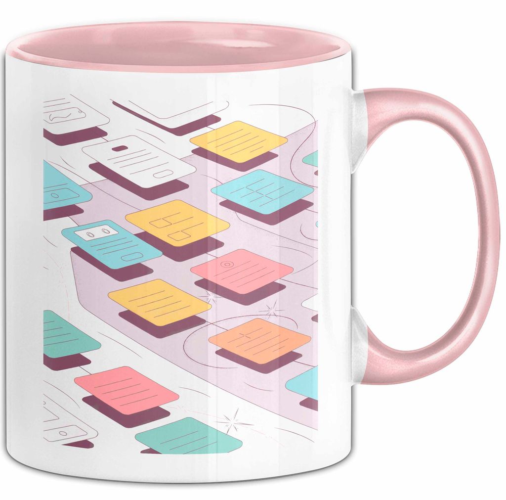 UX Designer Tasse Geschenk Lustige Geschenkidee Spruch Für User Experience Profis (Rosa)