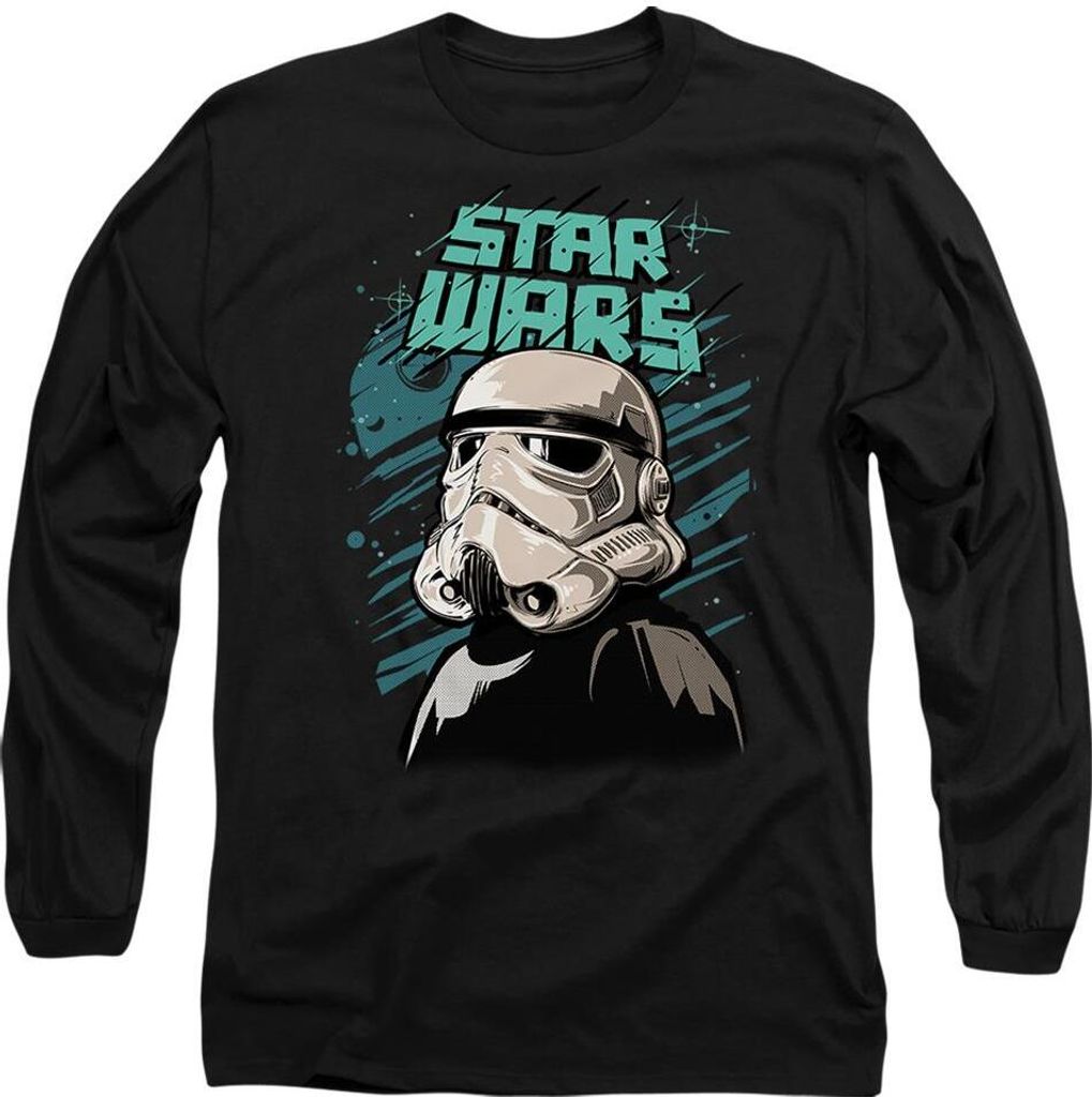 Star Wars - "Street Glare" T-Shirt für Herren/Damen Uni TV14183 (L) (Schwarz)