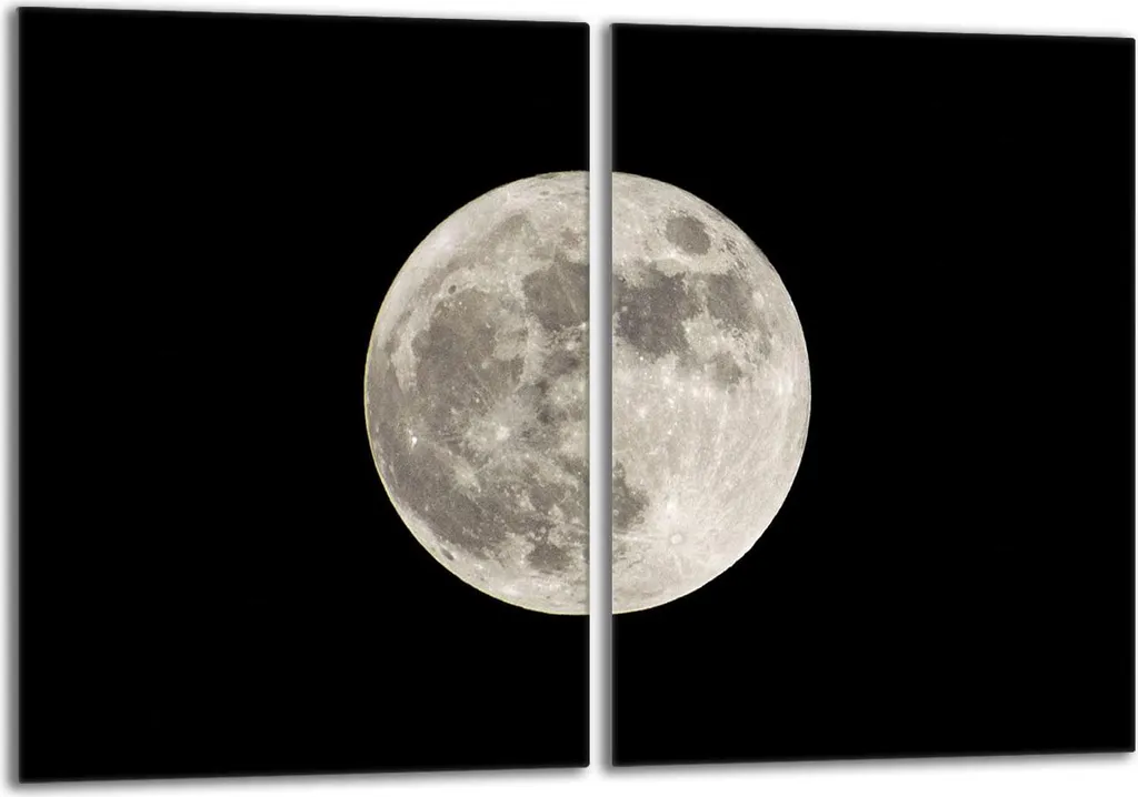 Offerta Set 2 Piastre Copri Piano Cottura 40x52 cm Nero Luna Vetro