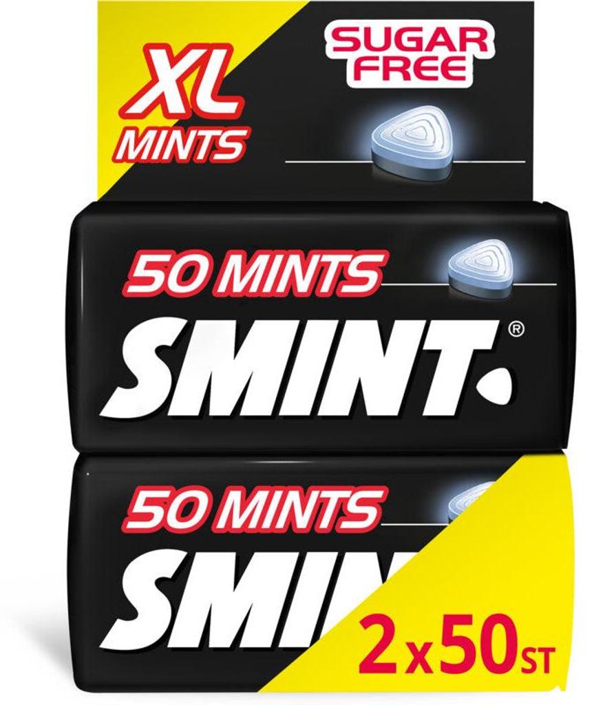 Smint XL Blackmint Duopack 2x35g, caramelle rinfrescanti Immagine del prodotto 