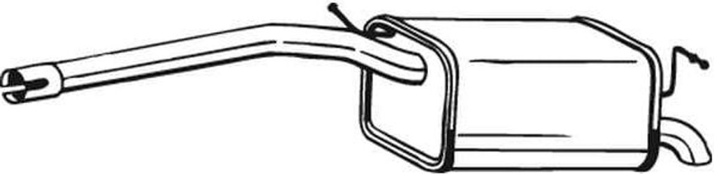 Bosal Endschalldämpfer 233-059