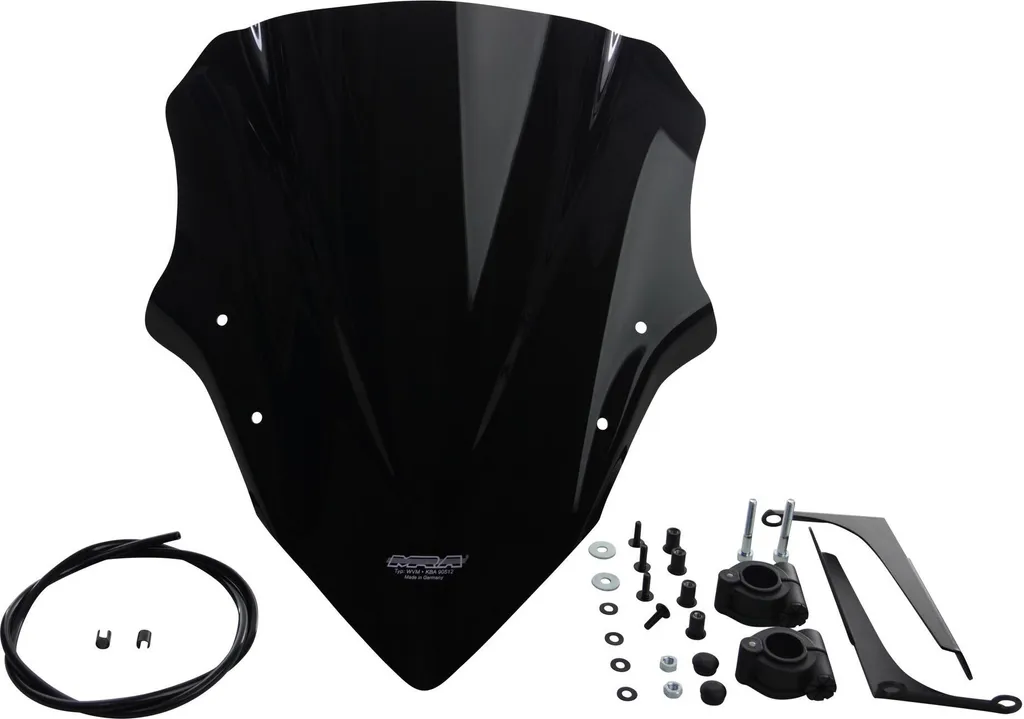 Bulle Racing MRA NRM Noire avec Homologation ABE pour Yamaha FZ1 Fazer