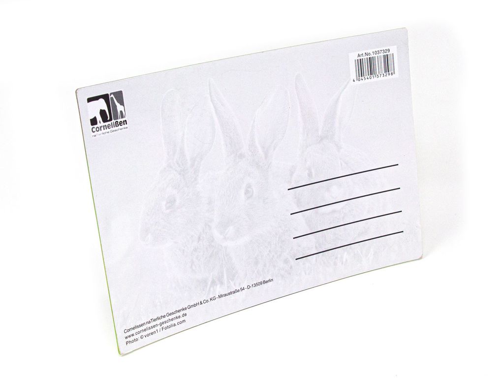 3 D Ansichtskarte Hasen, Häschen Kaninchen Postkarte Produktbild 4
