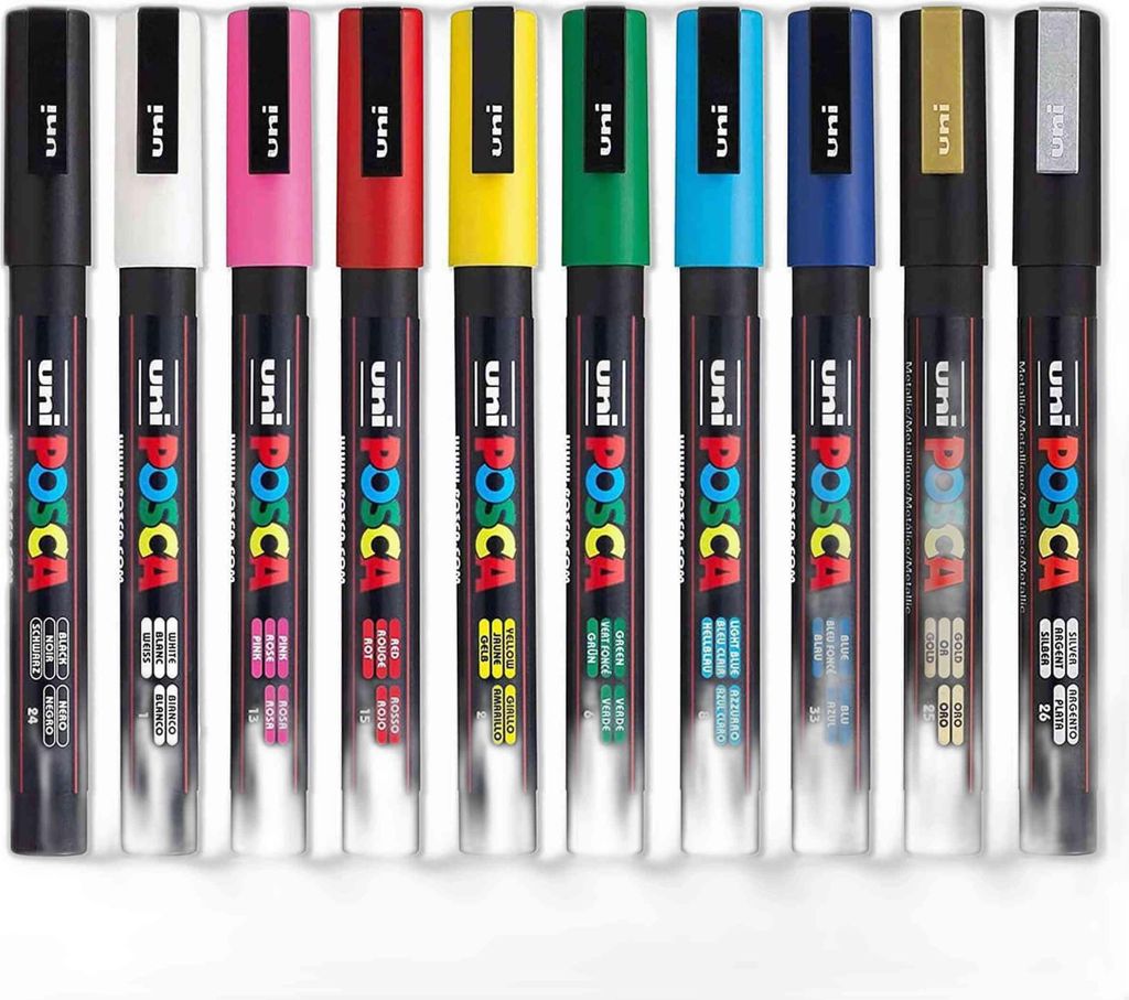uni-ball® 186599 Marcatore a pigmenti POSCA - 0,9 - 1,3 mm, Immagine del prodotto 