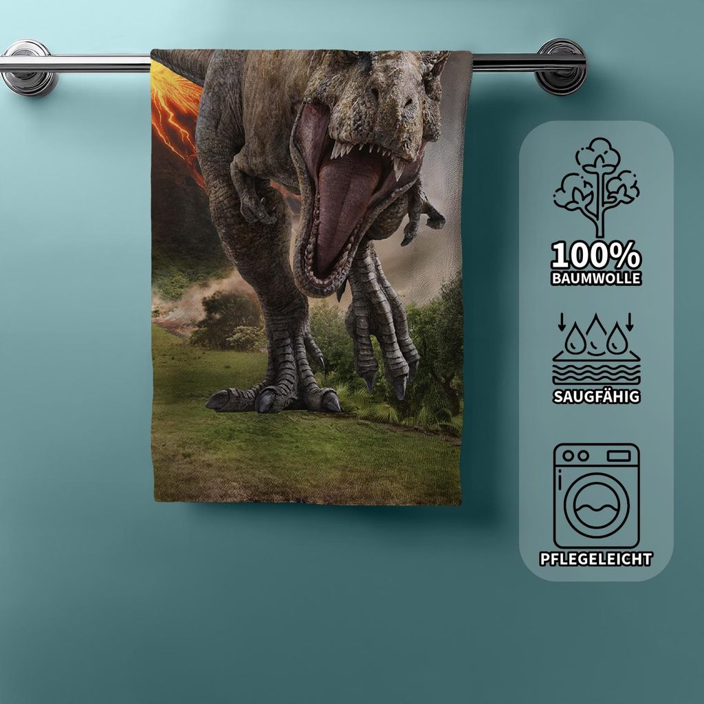 Jurassic World Volcano Badetuch, Strandtuch 70x140cm