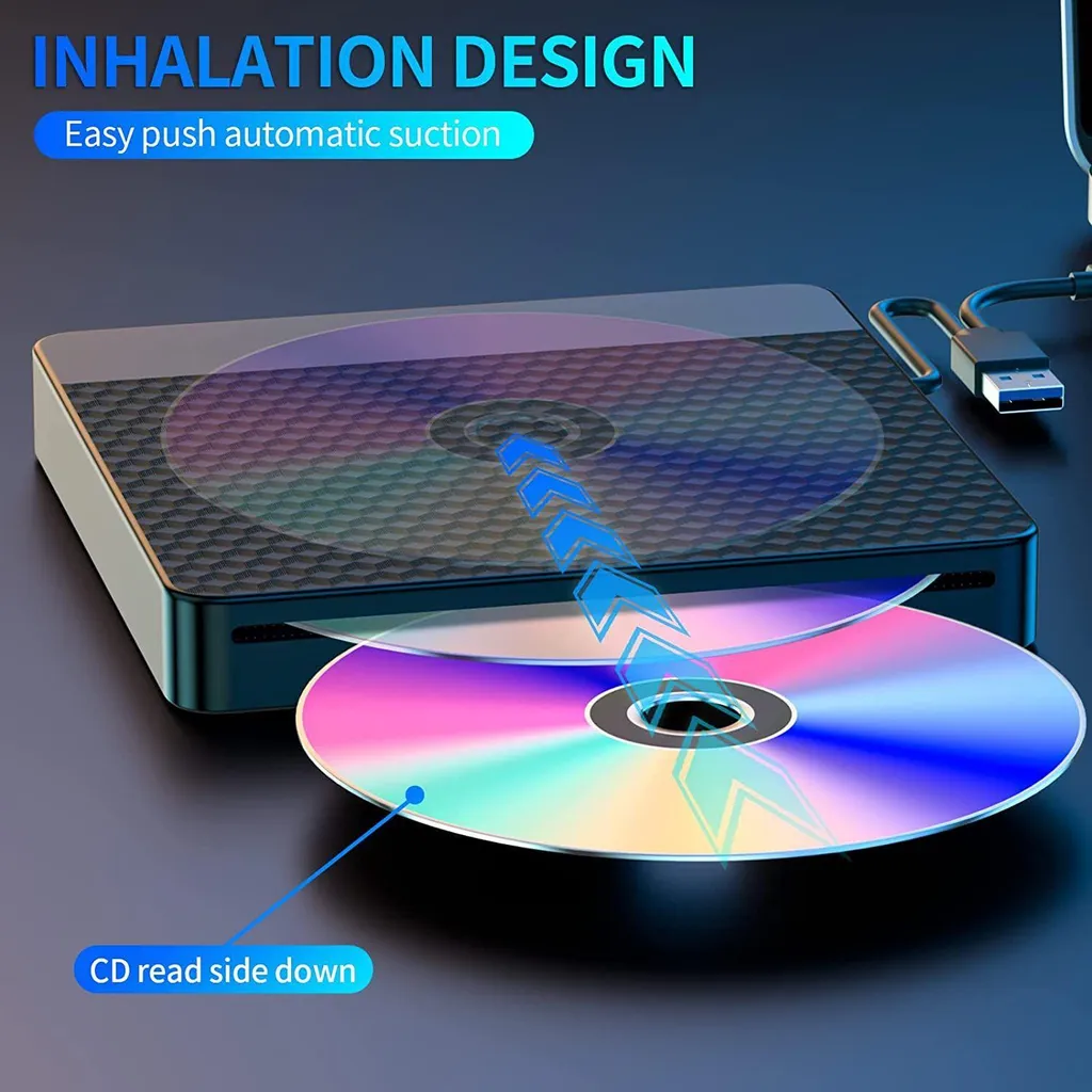 Lecteur CD Externe pour Ordinateur sans Lecteur - Solution USB 3.0 Slim