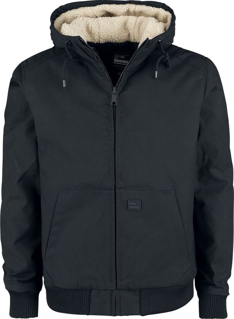 Vintage Industries blouson d'hiver homme Datton Jacket noir Image du produit 