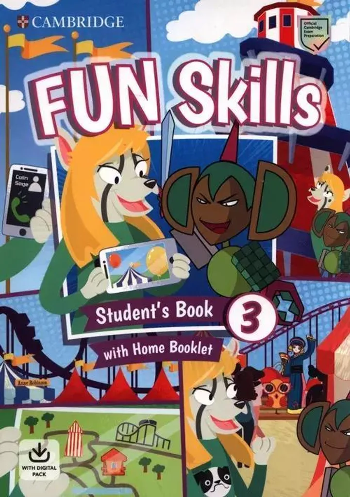 Pack Fun Skills 3 Cambridge : Student's Book, Livret et Bonus Digital