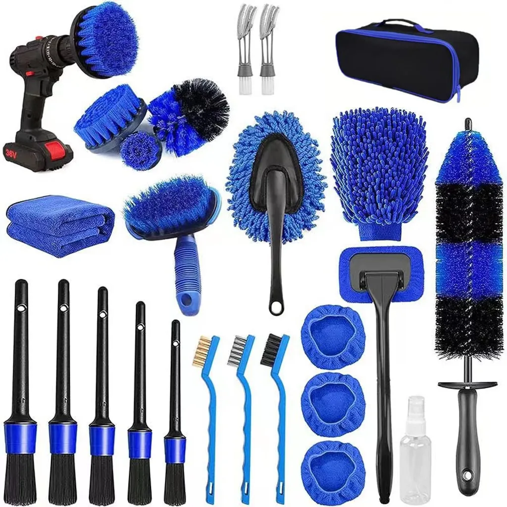 Enlever calcaire et taches avec le kit brosse de forage INF 25 pcs
