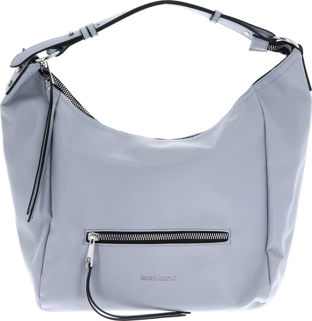 bruno banani Schultertasche Shoulder Bag Light Blue blaugrau