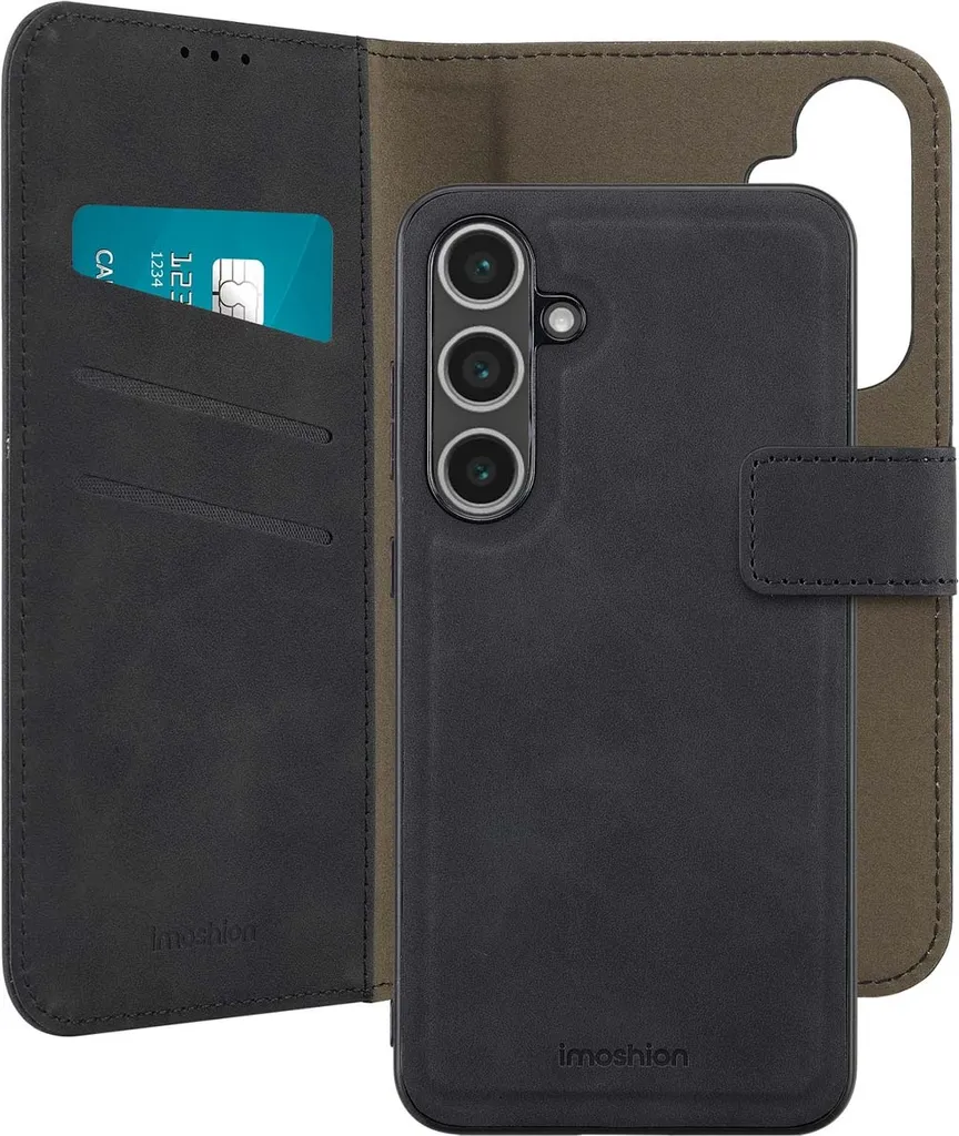 imoshion Custodia pieghevole rimovibile 2-1 Samsung Galaxy S24 FE - Nero