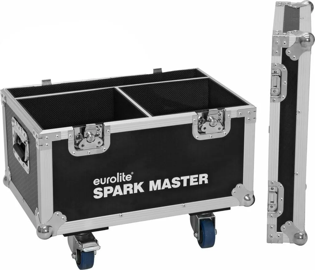 Flightcase mobile 2x Spark Master : Protection antichoc et transport facile