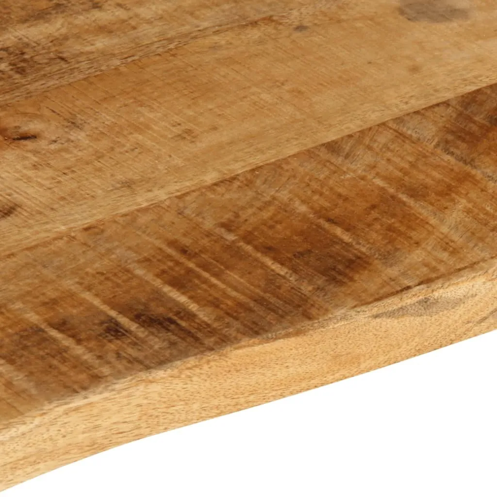 Piano Tavolo Legno Mango 90x60 Bordo Vivo vidaXL - Pezzo Unico - 6