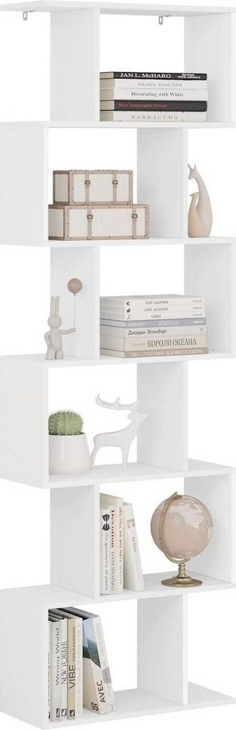 WOLTU Bücherregal 6 Ebenen, Standregal Bücherschrank, Produktbild 