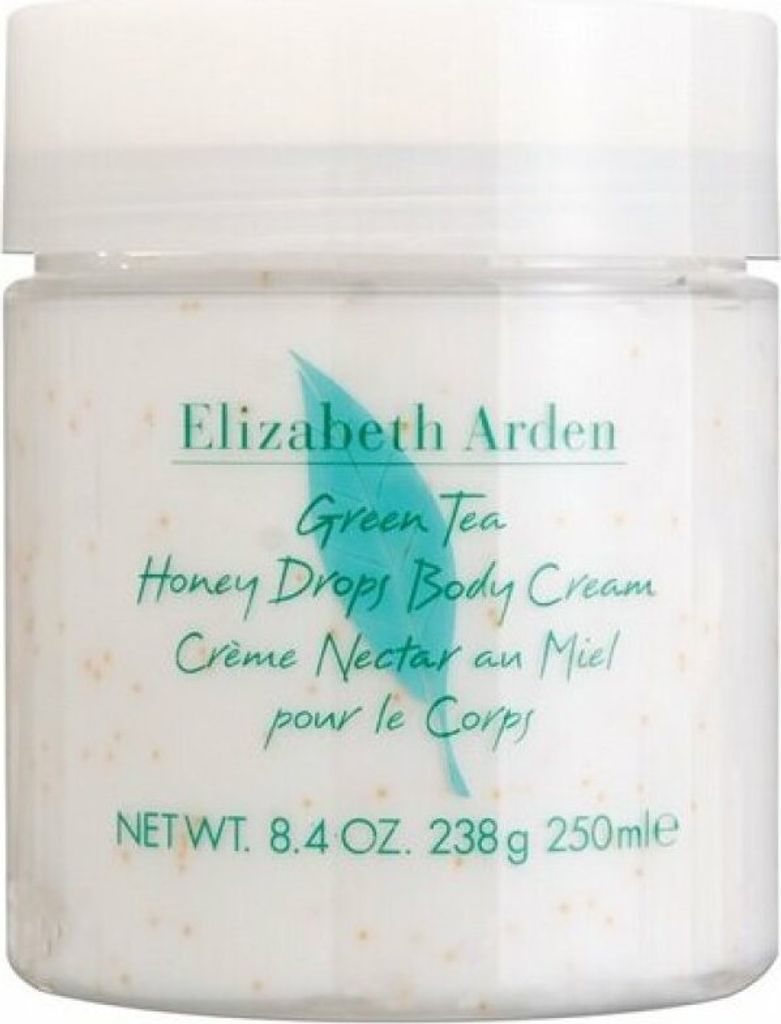 A jar of Elizabeth Arden Green Tea Honey Drops Body Cream.
